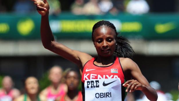 Die Kenianerin Obiri glänzte im 3.000-m-Frauenrennen.