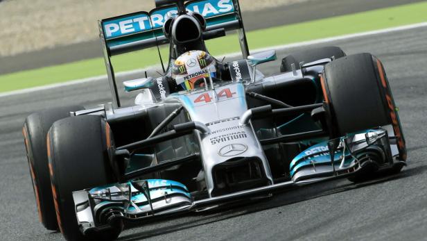 Lewis Hamilton markierte im Qualifying die beste Zeit.