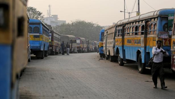 Busunfälle kommen in Indien häufig vor (Archivbild)