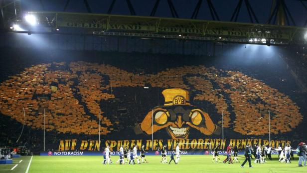 1.Platz: Borussia Dortmund, Signal-Iduna-Park Schnitt: 80.361 Zuschauer, Auslastung: 99,7 %