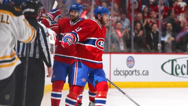 Schützenfest: Thomas Vanek trifft für die Montreal Canadiens gegen Boston gleich zwei Mal.