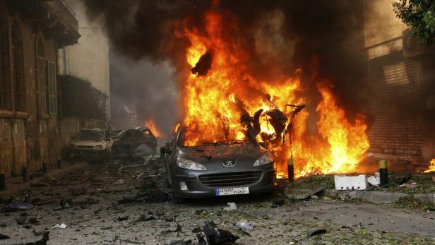 Autobombe in Beirut explodiert