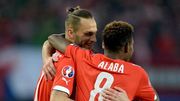 Symbole für den Aufschwung: Die Teamspieler Arnautovic und Alaba