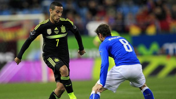 Thiago Alcantara wird der spanischen Mannschaft fehlen.