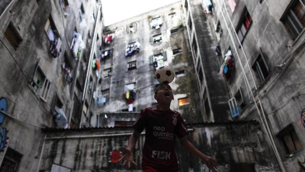 Auch in der Metropole Sao Paulo leben tausende Menschen auf der Straße.