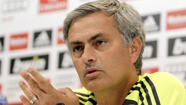 José Mourinho bei einer Pressekonferenz.
