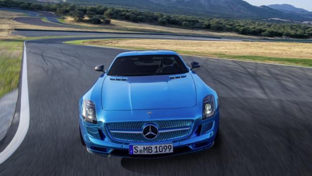 Mercedes SLS als Supersportler mit E-Antrieb