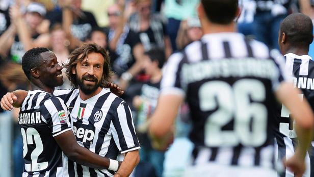 Andrea Pirlo brachte Juventus gegen Cagliari mit 1:0 in Führung.