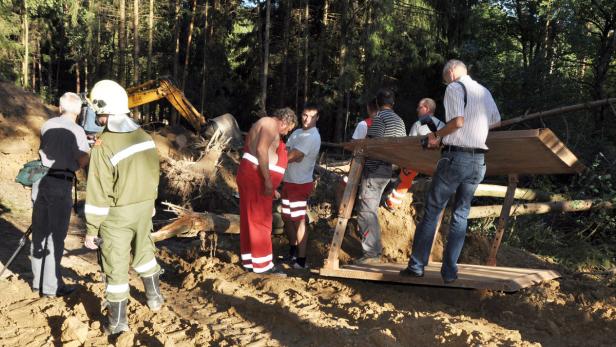 Arbeiter verschüttet: Beide Opfer tot geborgen