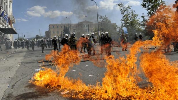 Gespenstisch: Streiks und Demos in Athen