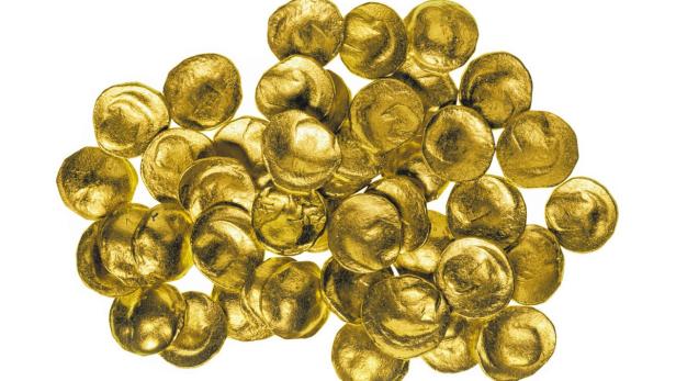 Die 44 Goldmünzen stammen aus Böhmen