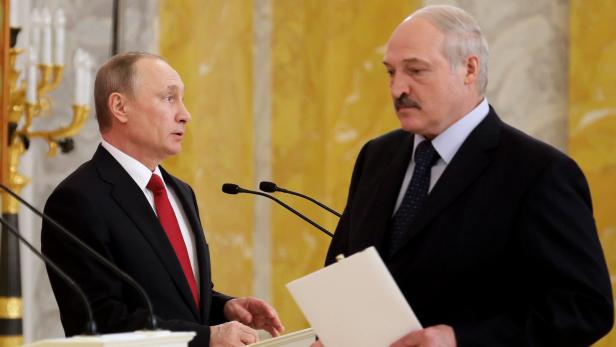 Wladimir Putin und Aljaksandr Lukaschenko