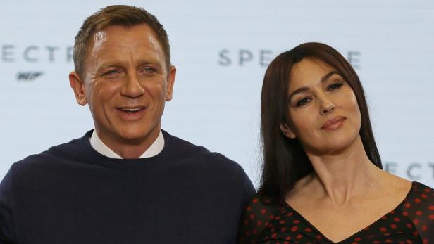 Daniel Craig und Monica Bellucci bei einem Fototermin für den neuen Bond-Film &quot;Spectre&quot;