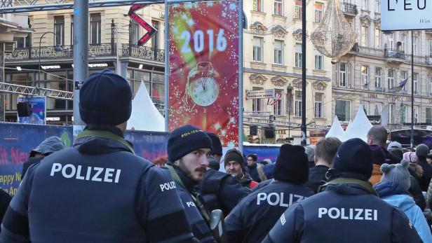 Die Polizeipräsenz in der Wiener Innenstadt wurde verstärkt.