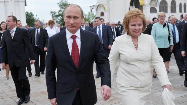 Wladimir Putin mit Ludmilla 2012: Seine Ex hat jetzt einen Jüngeren