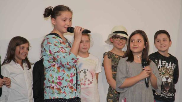 Kids der Volksschule Grenzackerstraße