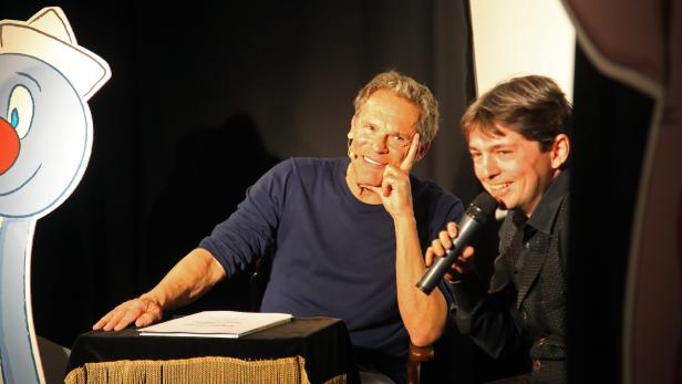 Christian Tramitz mit Autor Ferdinand Auhser