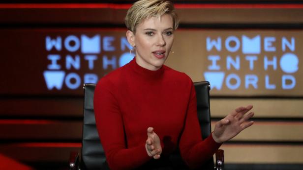 Johansson bei der &quot;Women in the World&quot;-Konferenz