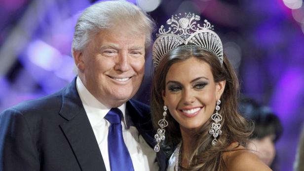 Donald Trump mit Erin Brady, Miss USA 2013