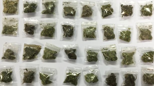 Ein mutmaßlicher Dealer hatte am Lerchenfelder Gürtel 45 Baggies Cannabis dabei