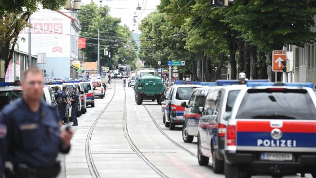 Bei einem Schusswechsel auf der Hütteldorfer Straße ist am 2. Juli 2016 ein Polizist getötet worden.
