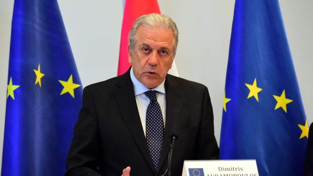 EU-Migrationskommissar Dimitris Avramopoulos.
