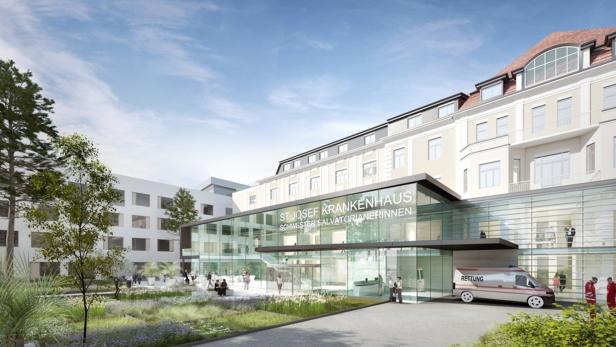 Das St. Josef-Spital in Hietzing erhält einen Zubau