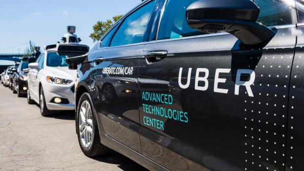 Auch der Fahrtendienst Uber testet selbstfahrende Autos