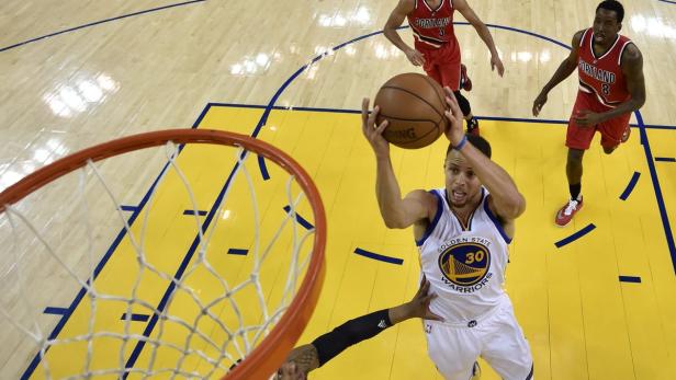 Liga-MVP Stephen Curry und seine Warriors stehen im Conference-Finale.