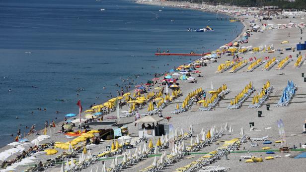 Strand in Antalya.