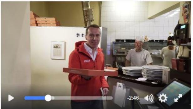 Pizza vom Kanzler: Video ist Auftakt für neue SPÖ-Zuhör-Kampagne.