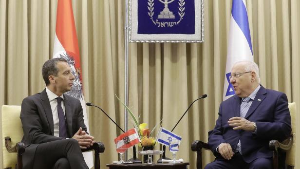 Kern traf bei Staatsbesuch in Israel Präsident Reuven Rivlin