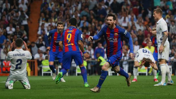 Ein Teufelskerl: Lionel Messi erzielte seine Clasico-Tore Nr. 15 und 16.