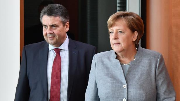 Merkel und Gabriel heute in Berlin