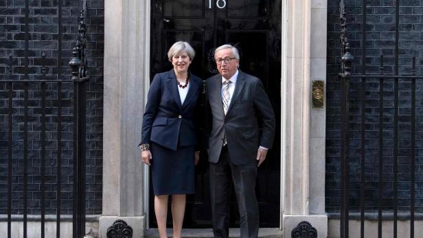 Jean-Claude Juncker besuchte Theresa May