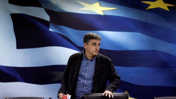 Der griechische Finanzminister Euclid Tsakalotos.