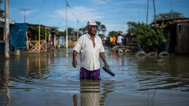 Im März sorgte das Klimaphänomen &quot;El Nino&quot; in Peru für heftige Überschwemmungen