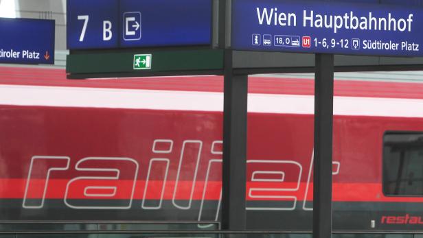 Railjets fuhren falsch vom Hauptbahnhof ab (Symbolbild).