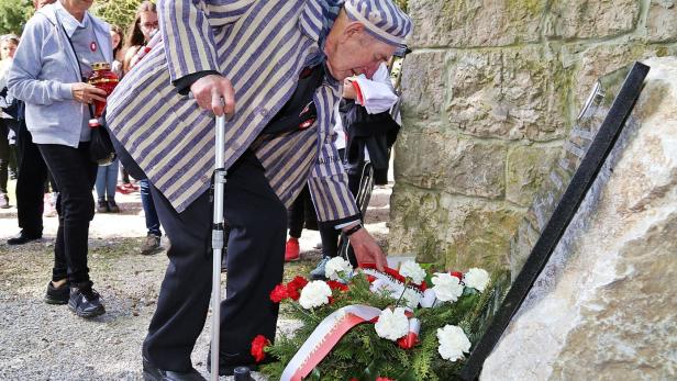 Auch KZ-Überlebende kamen zur Gedenkfeier