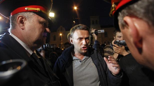 Name Nawalny gilt in Russland als "extremistische Symbolik"