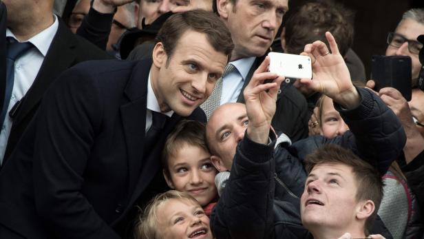 Macron und seine Fans
