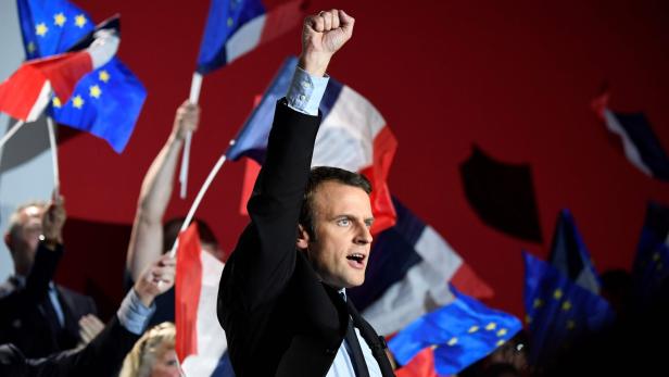 Emmanuel Macron gewann klar gegen Marine Le Pen.