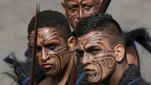 Junge Maori-Männer aus Neuseeland