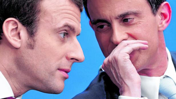 Ex-Premier Valls (re.) darf nicht für Macron antreten
