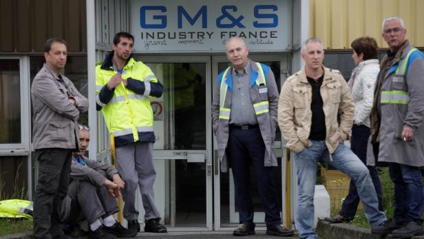 &quot;Vermint&quot;: Arbeiter von GM&amp;S versperren den Eingang zur Fabrik
