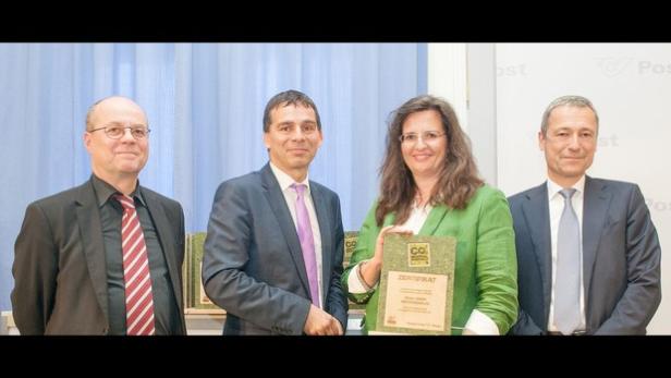 Brau Union Österreich mit Umweltschutz-Zertifikat der Post ausgezeichnet
