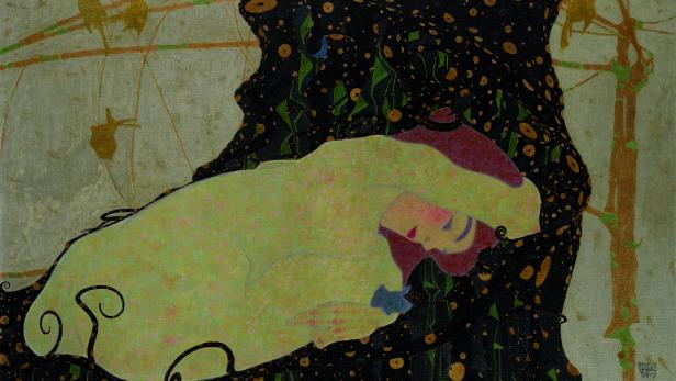 Egon Schiele, Danae, 1909