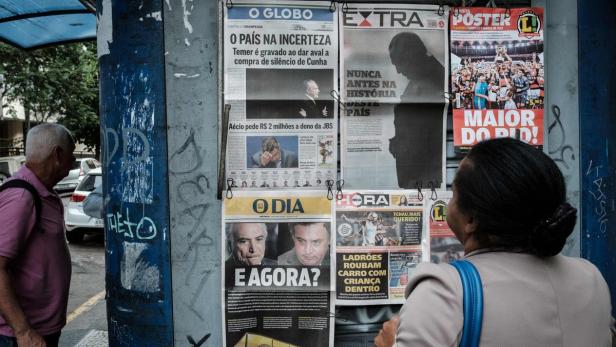 Der Politskandal beherrscht die Schlagzeilen in Brasilien.