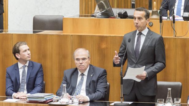 Kern, Kurn, Brandstetter im Parlament