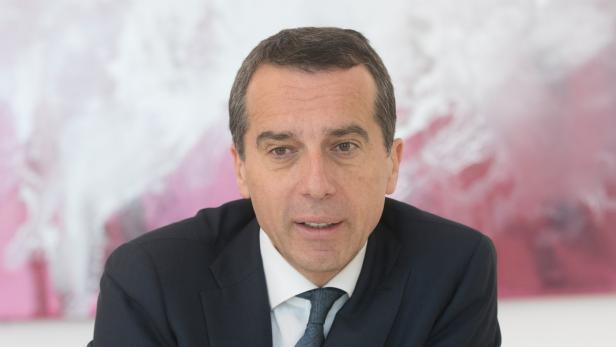 Christian Kern bei einem Interview.